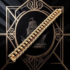 Tiffany & Co Jean Schlumberger Yellow Gold Bowtie Bracelet