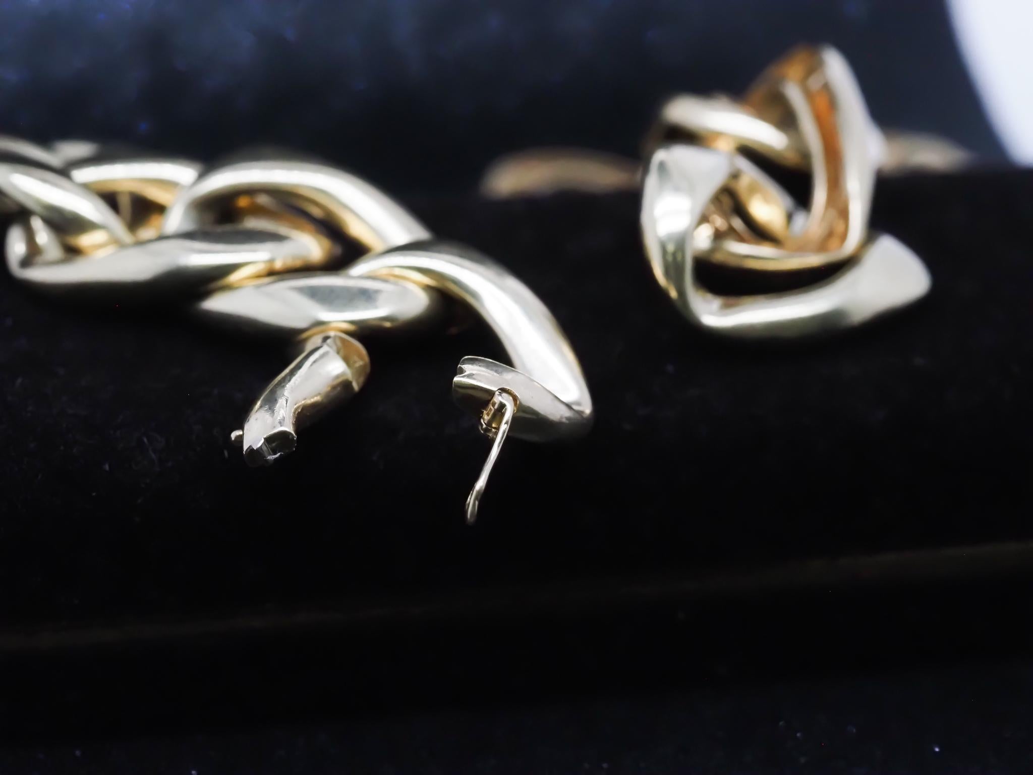 Tiffany & Co. Jumbo Gliederhalskette aus 18 Karat Gelbgold im Angebot 1