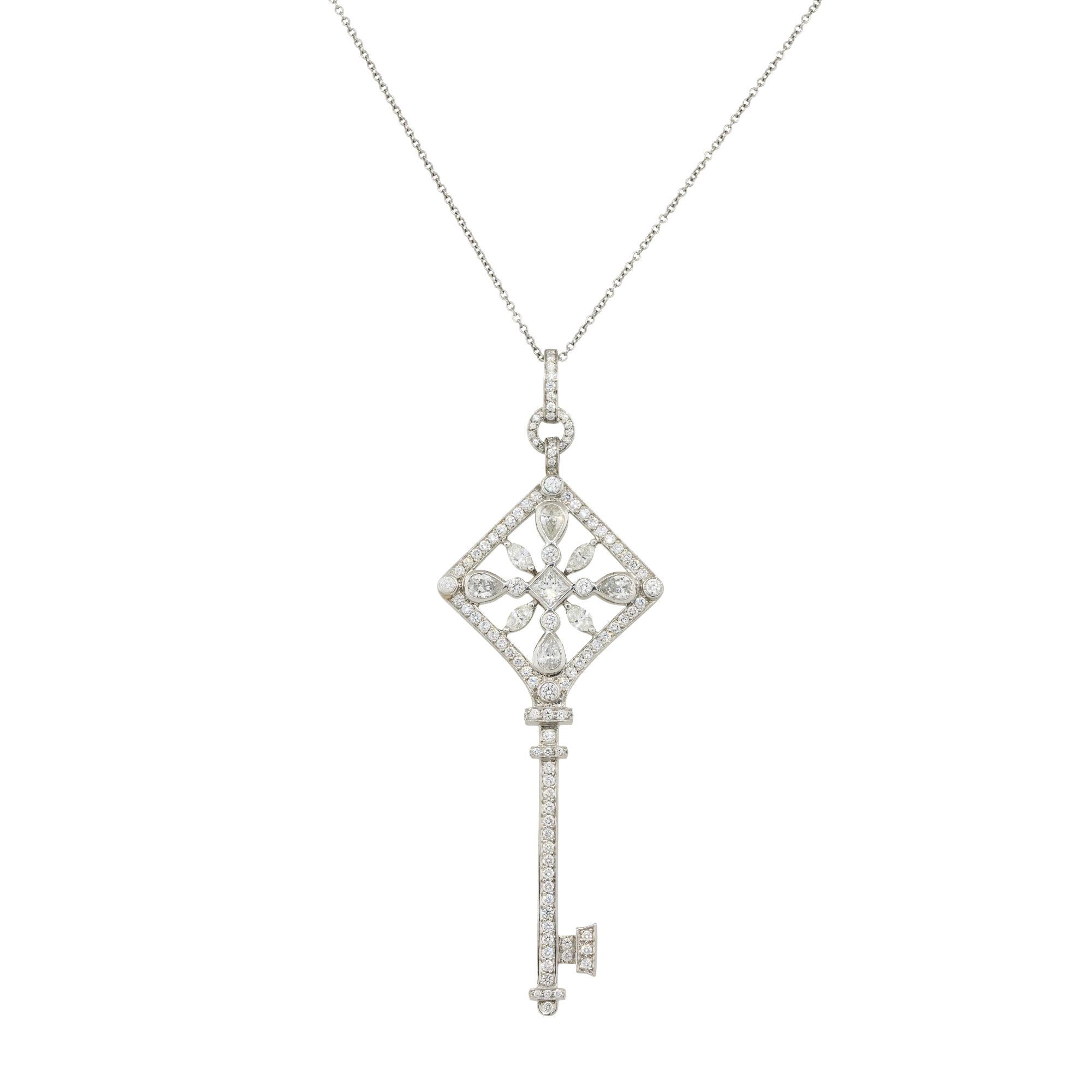 tiffany diamond necklace pendant