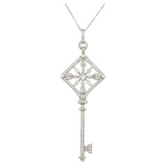 Tiffany & Co. Kaleidoscope 1.51 Carat Diamond Pendant Necklace Platinum in Stock
