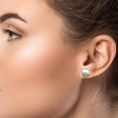 Tiffany & Co. Keshi 18k Gold Baroque Pearl Stud Earrings w/ Butterfly Closures