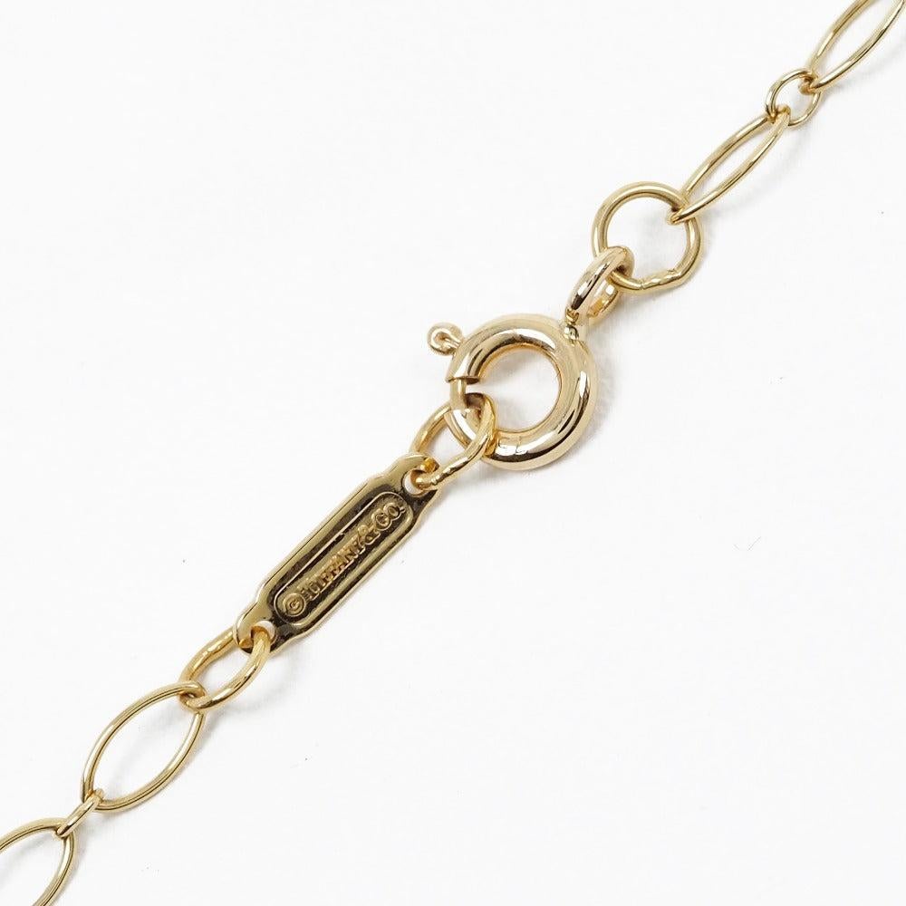 Tiffany & Co. Collana con ciondolo Key Blossom in oro rosa 18k e diamanti in vendita 2