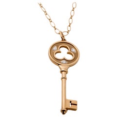 Tiffany & Co. Key Chain Necklace, 18 Karat Gold