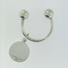 Tiffany & Co. Key Ring and Charm in Sterling Silver