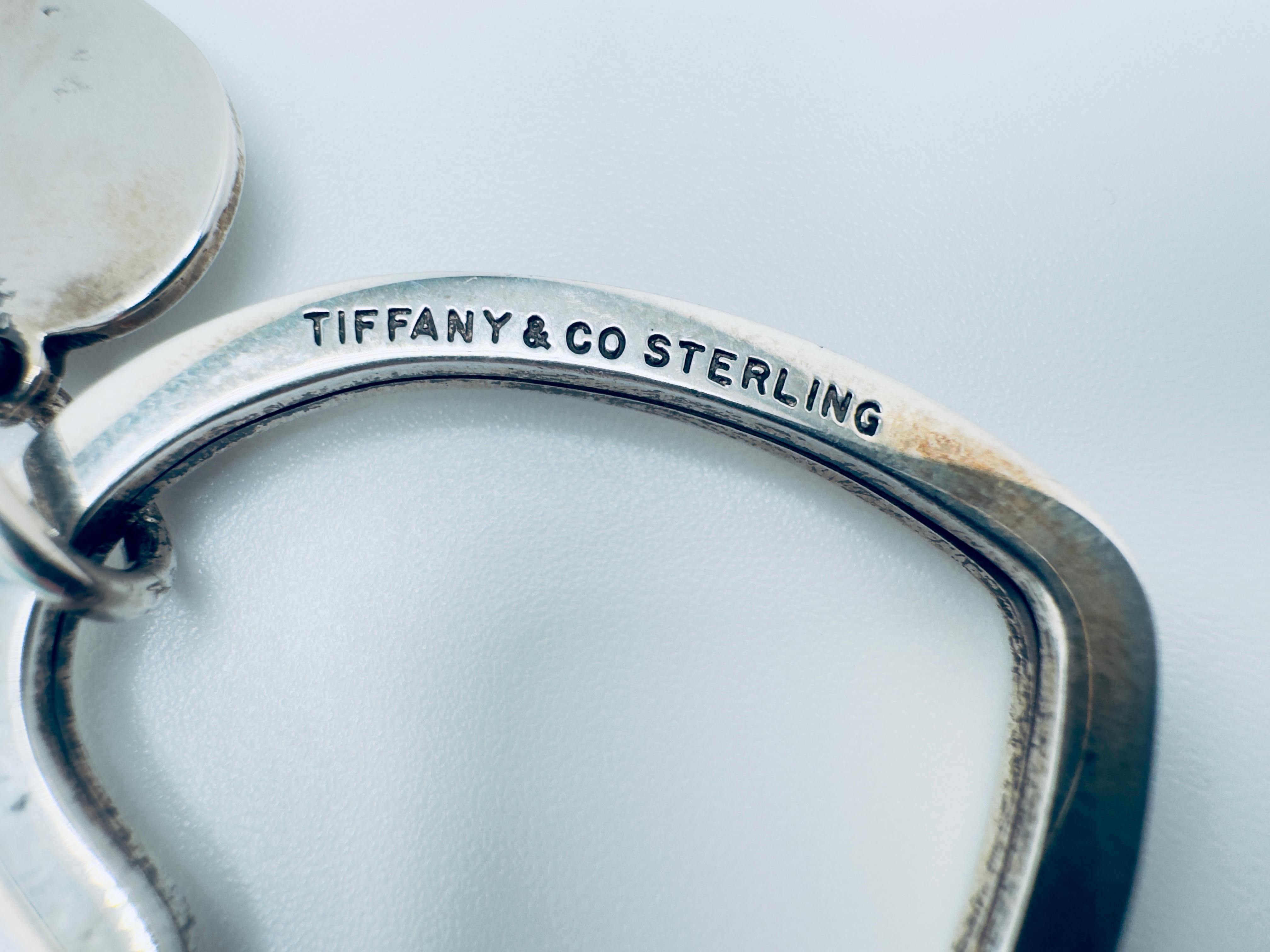 Tiffany & Co. Key Ring Heart Key Holder SV 925 For Sale 2