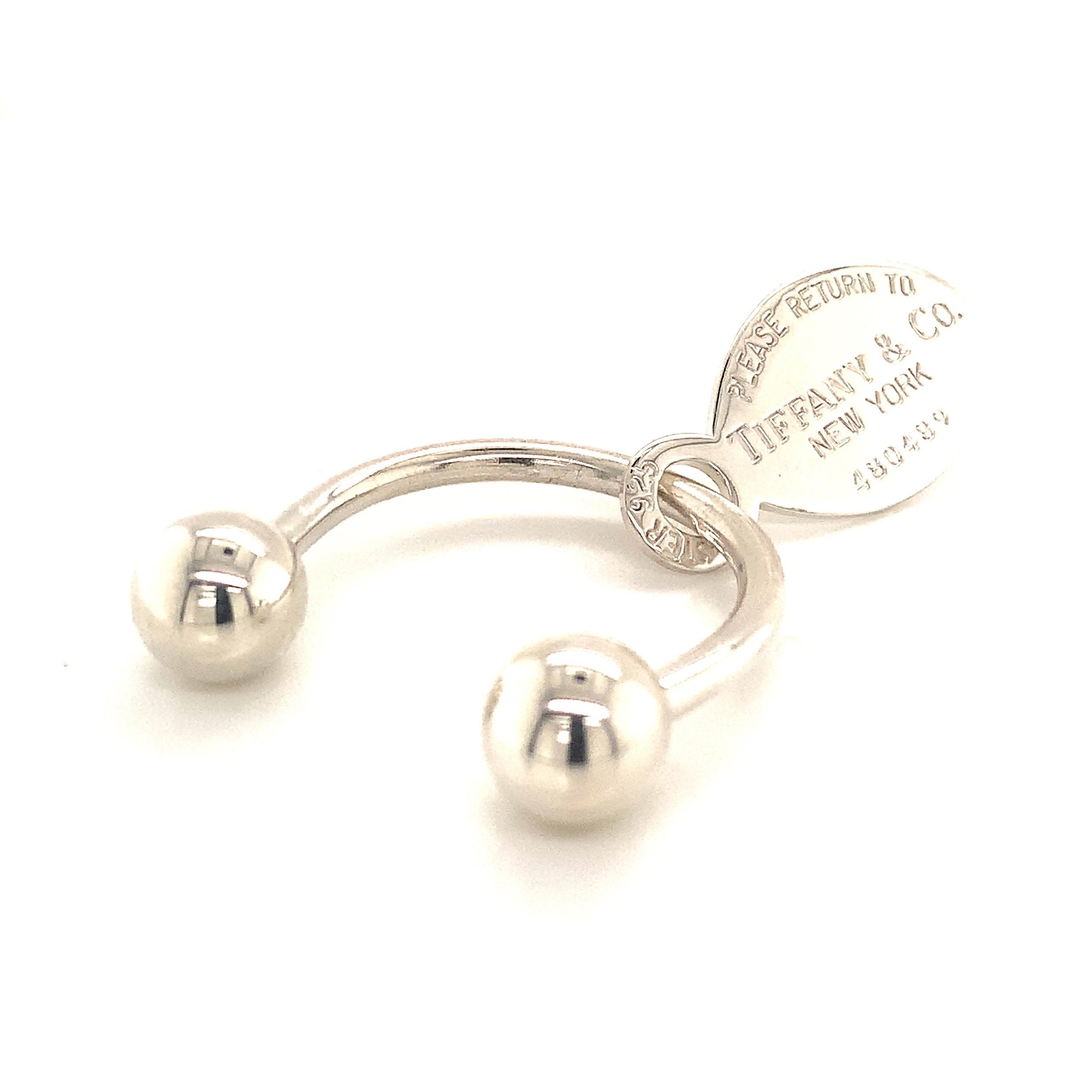 Tiffany & Co. Estate Keychain Sterling Silver In Good Condition In Brooklyn, NY