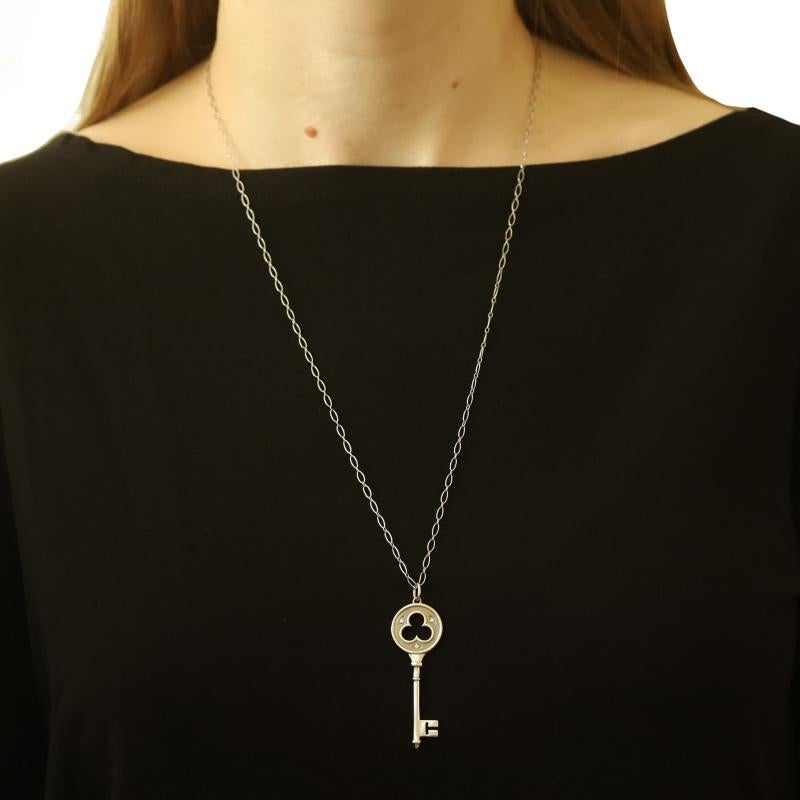 Tiffany & Co. Collana Keys Clover Diamond 25 1/2