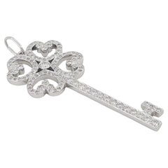 Tiffany & Co. Keys Diamond Enchant Quatra Herz Schlüsselanhänger