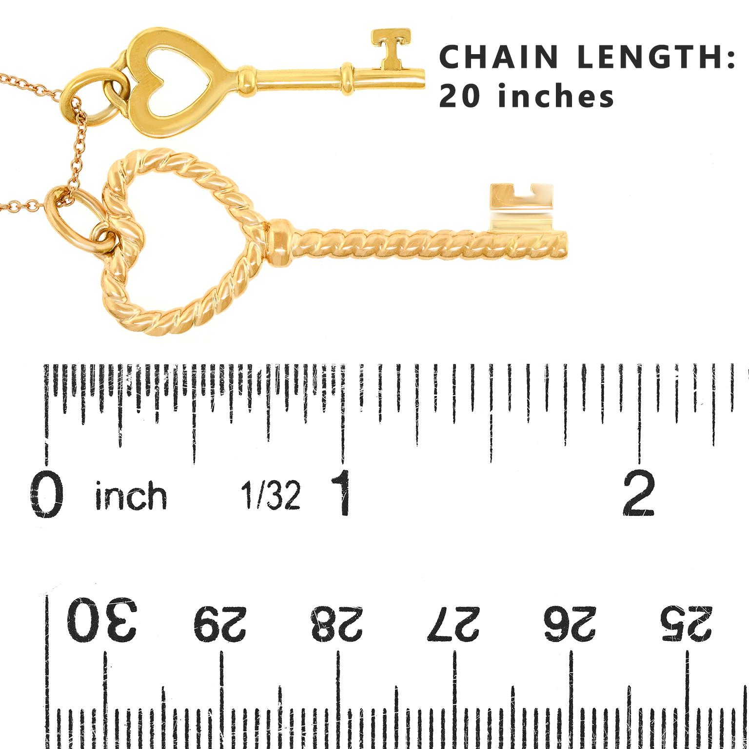 Tiffany & Co. Keys Pendant Necklace For Sale 2