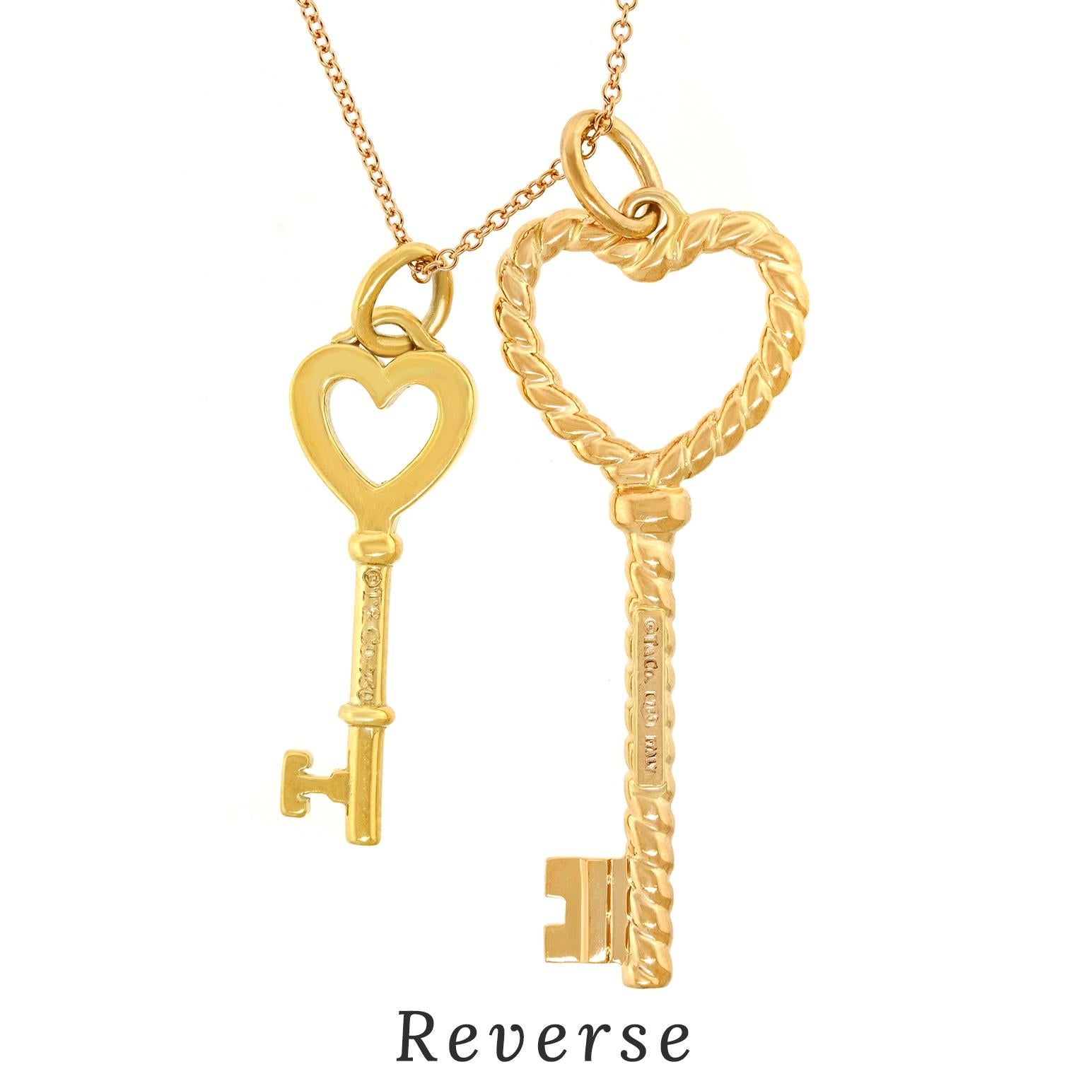 Tiffany & Co. Keys Pendant Necklace For Sale 4