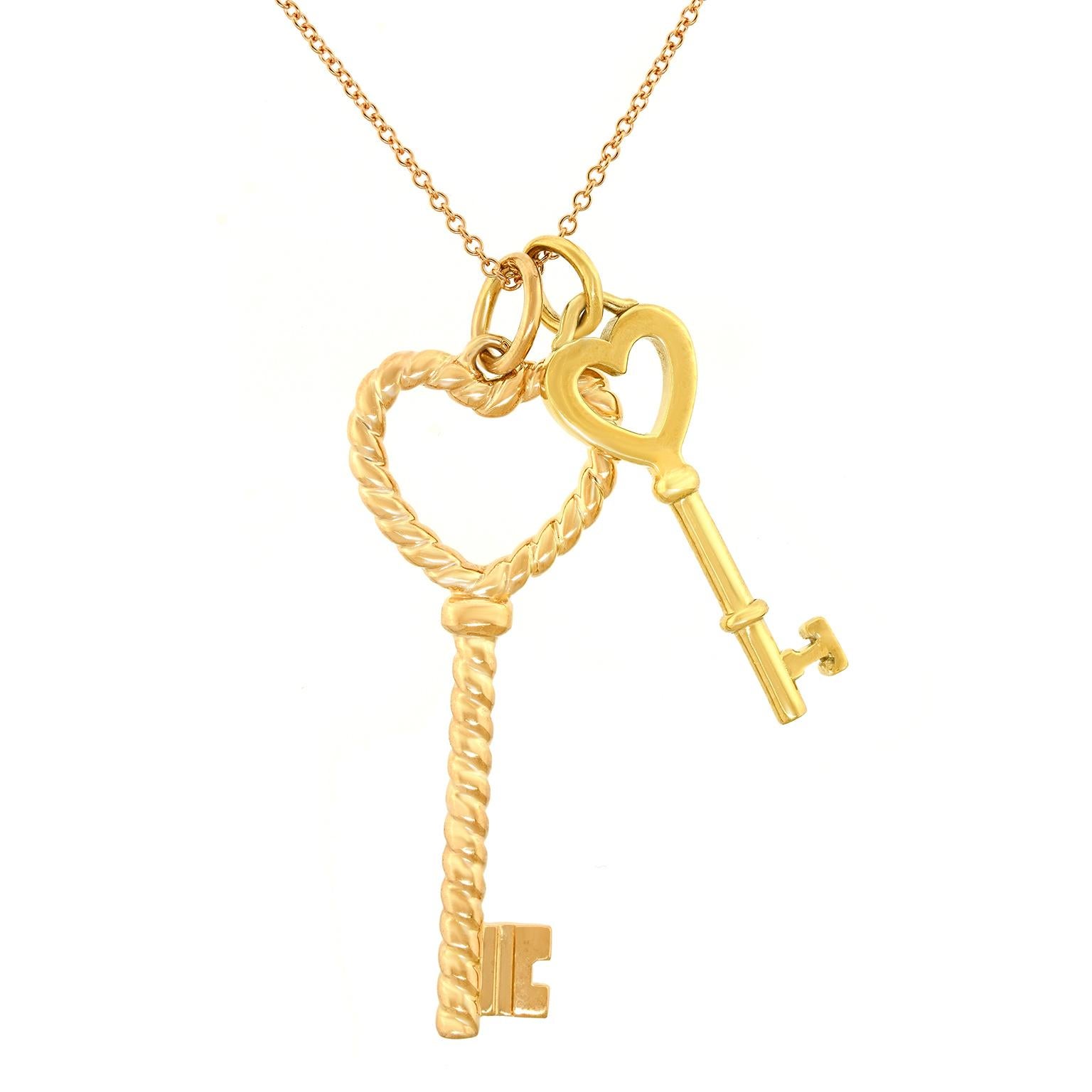 Tiffany & Co. Keys Pendant Necklace For Sale 5