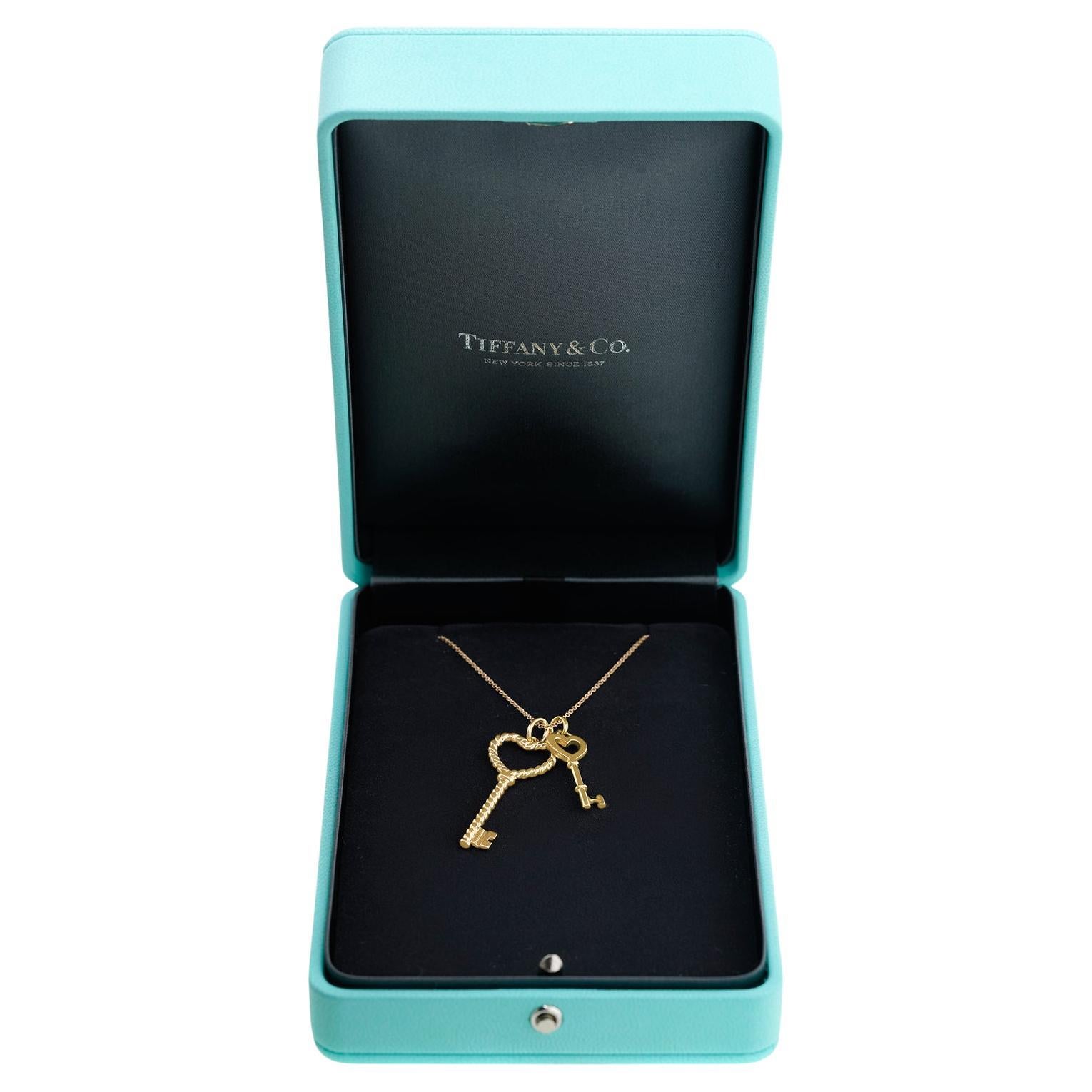 Tiffany & Co. Schlüssel-Anhänger-Halskette