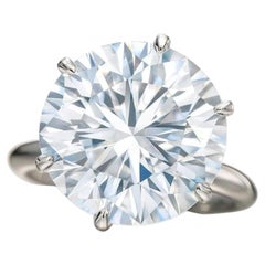 Tiffany & Co. Knife Edge Solitaire Diamond Engagement Ring