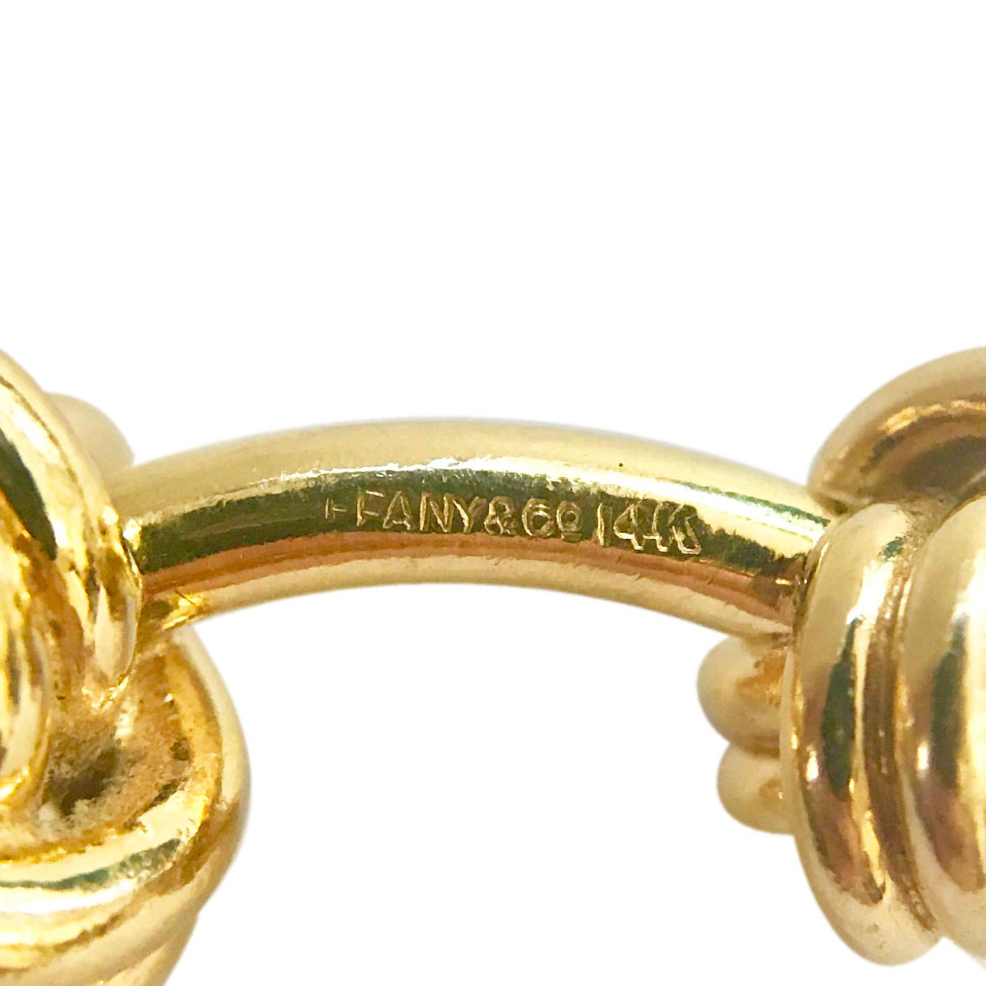 Modern Tiffany & Co. Knot Cufflinks For Sale