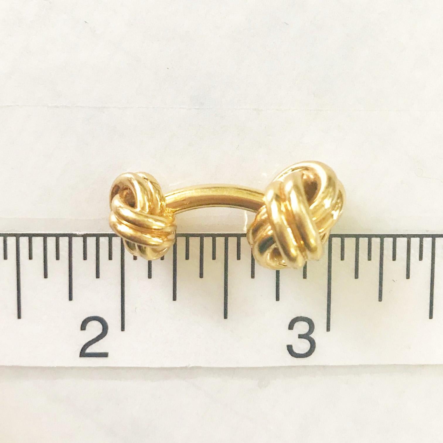 Tiffany & Co. Knot Cufflinks In Excellent Condition For Sale In New York, NY