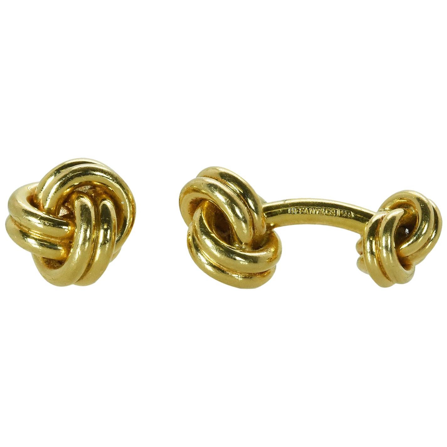 Tiffany & Co. Knot Cufflinks For Sale