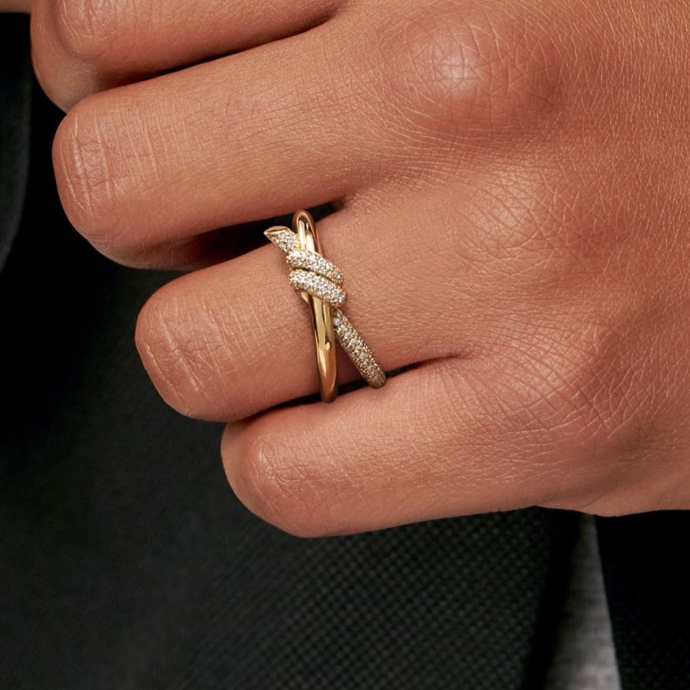 tiffany double knot ring