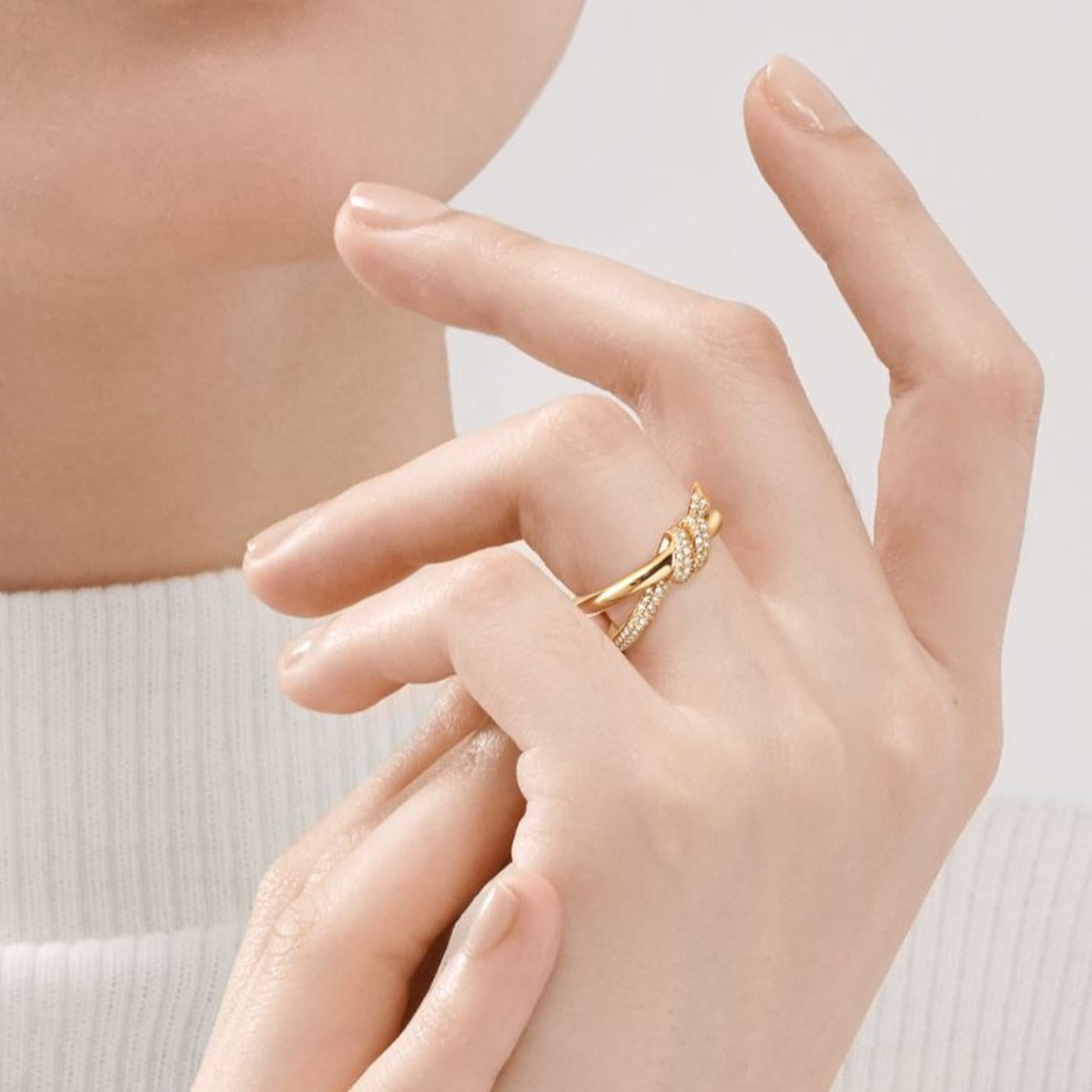 tiffany double row ring
