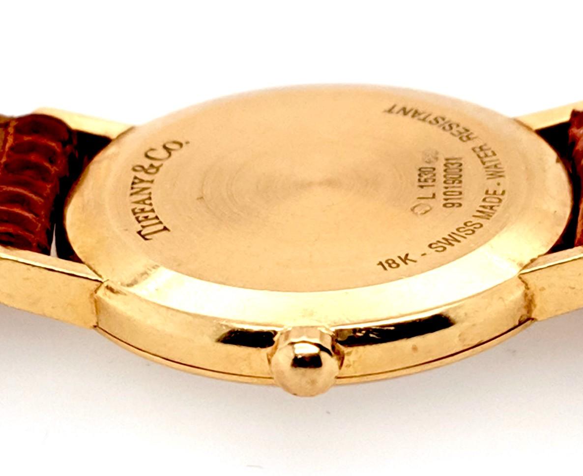 Tiffany & Co. L1530 18 Karat Yellow Gold Vintage Watch 1
