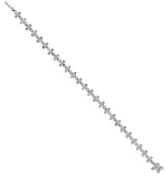 Tiffany & Co Lace Collection Diamond Clover Bracelet