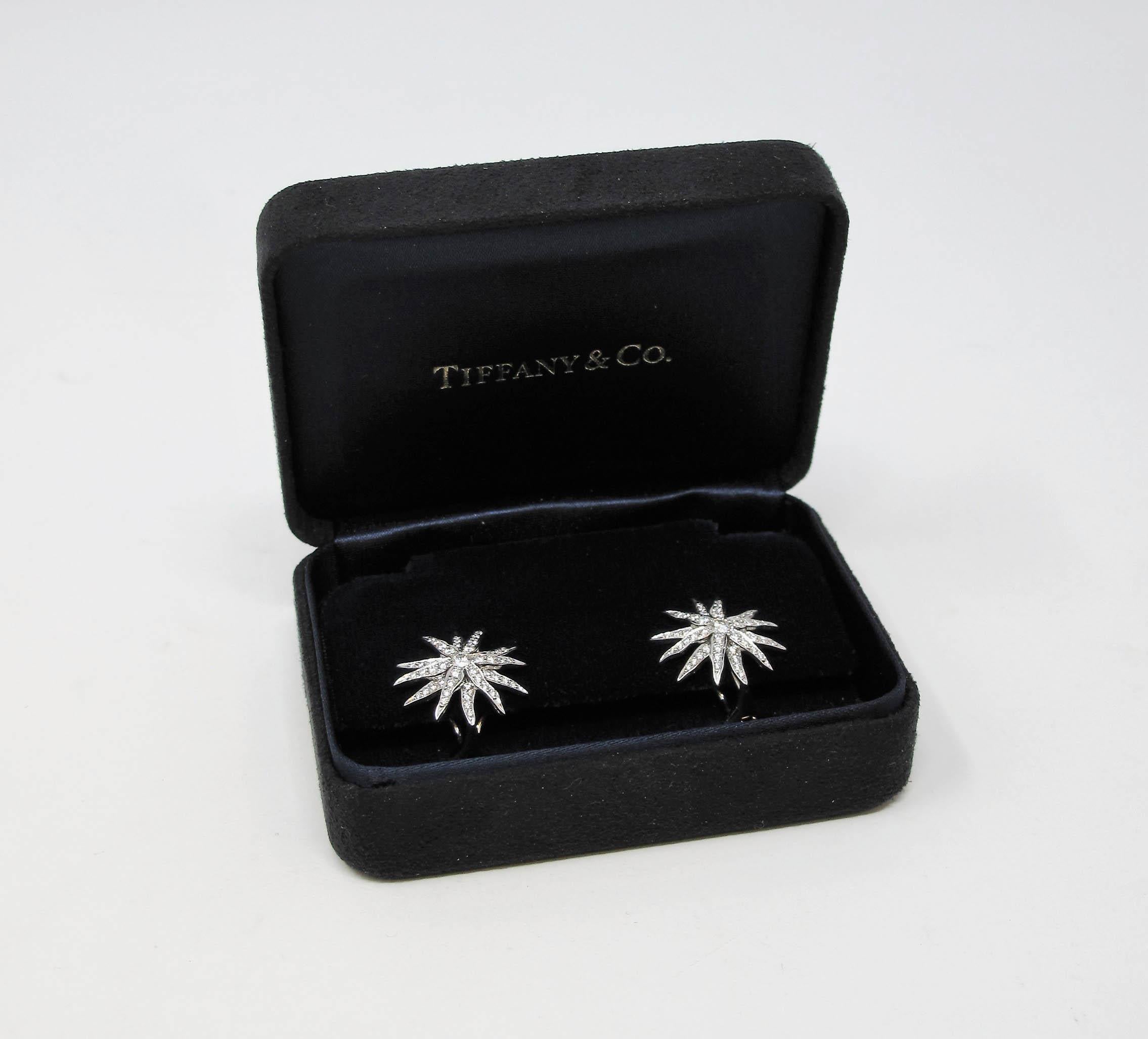 tiffany lace sunburst earrings