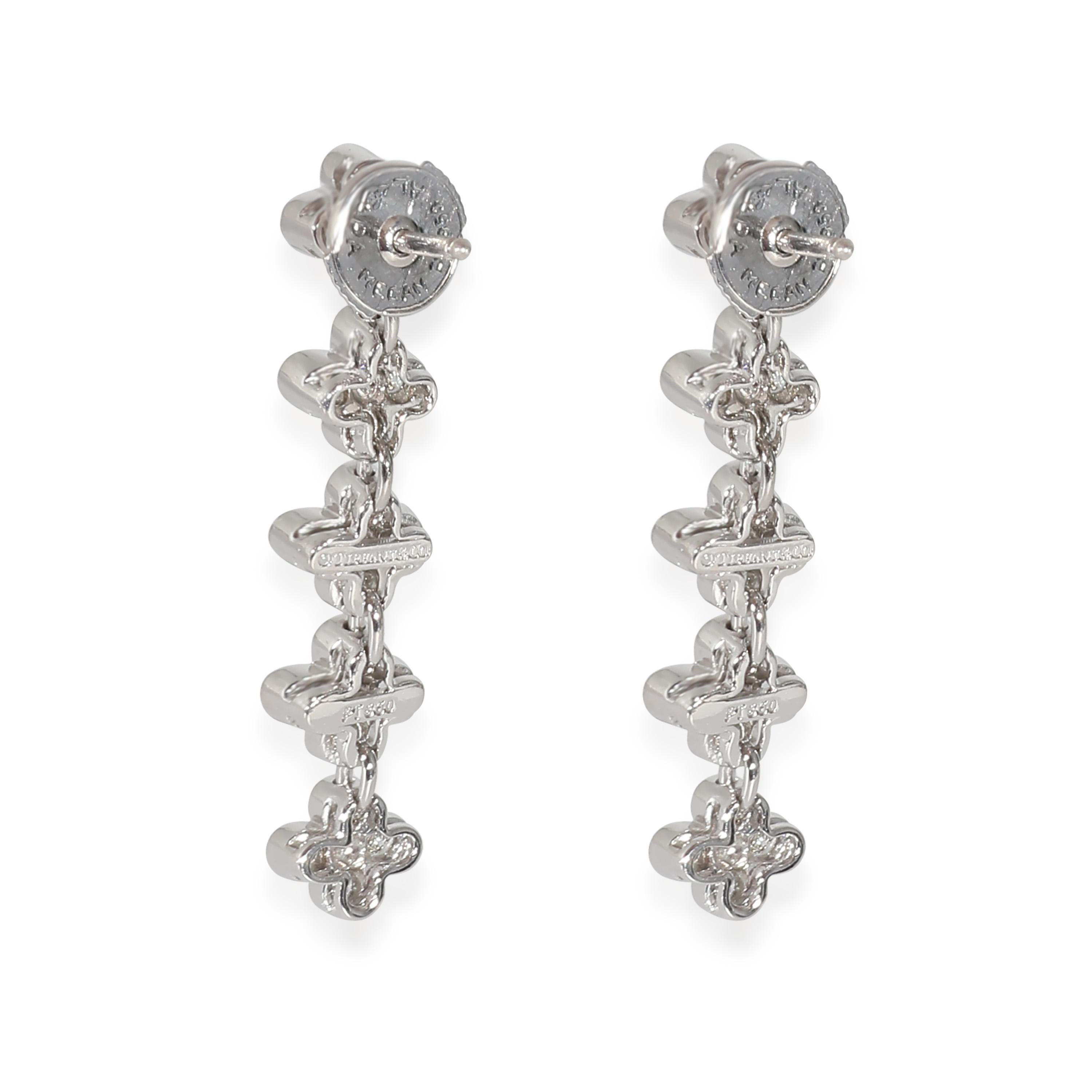 Tiffany & Co. Lace Diamond Long Drop  Earrings in Platinum 0.8 CTW

PRIMARY DETAILS
SKU: 135332
Listing Title: Tiffany & Co. Lace Diamond Long Drop  Earrings in Platinum 0.8 CTW
Condition Description: Retails for 8500 USD. In excellent condition and
