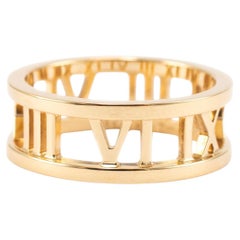 Tiffany & Co. Damen 18K Gelbgold Atlas Band Ring