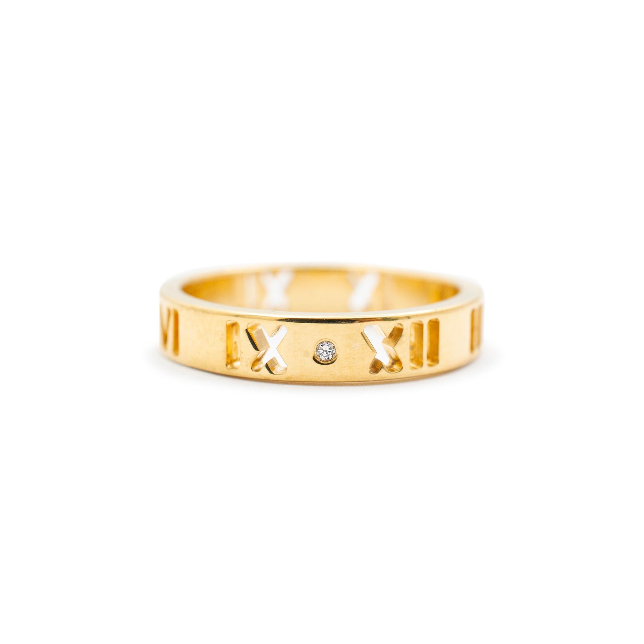 tiffany roman numeral ring