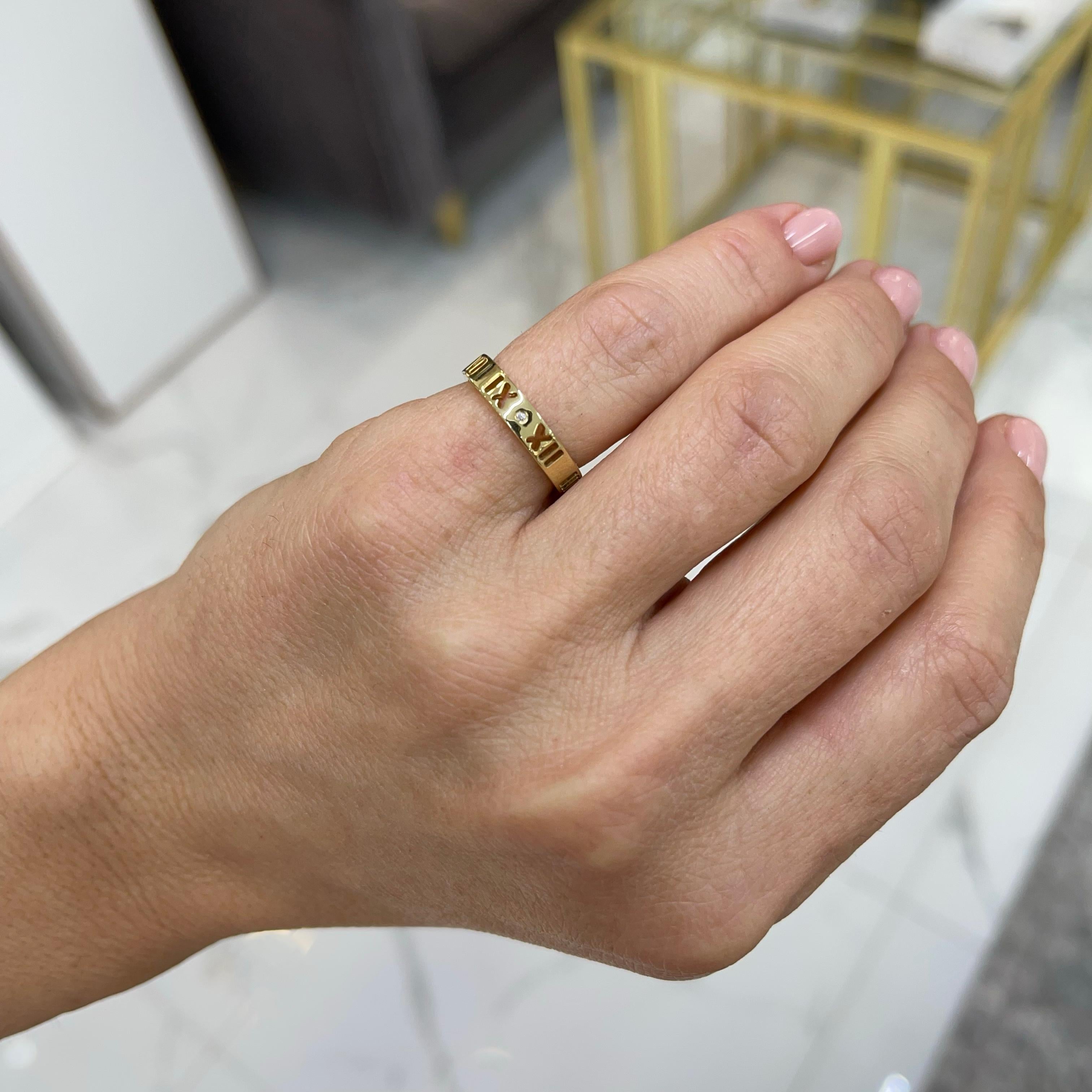 roman numeral ring tiffany