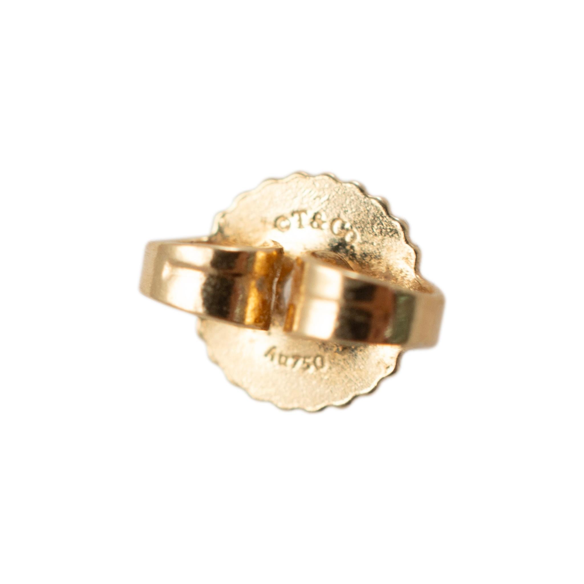 Tiffany & Co. Damen 18 Karat Gelbgold Tiffany Hardwear Kugel-Ohrstecker für Damen 2