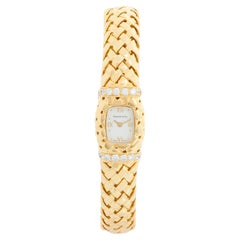 Tiffany & Co. Ladies Vannerie 18K Yellow Gold Watch 12.0504