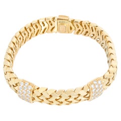Tiffany & Co. Ladies Vannerie Diamond Bracelet