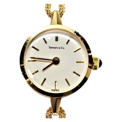 Vintage Tiffany & Co. Ladies 14 Karat Yellow Gold Dress Wristwatch
