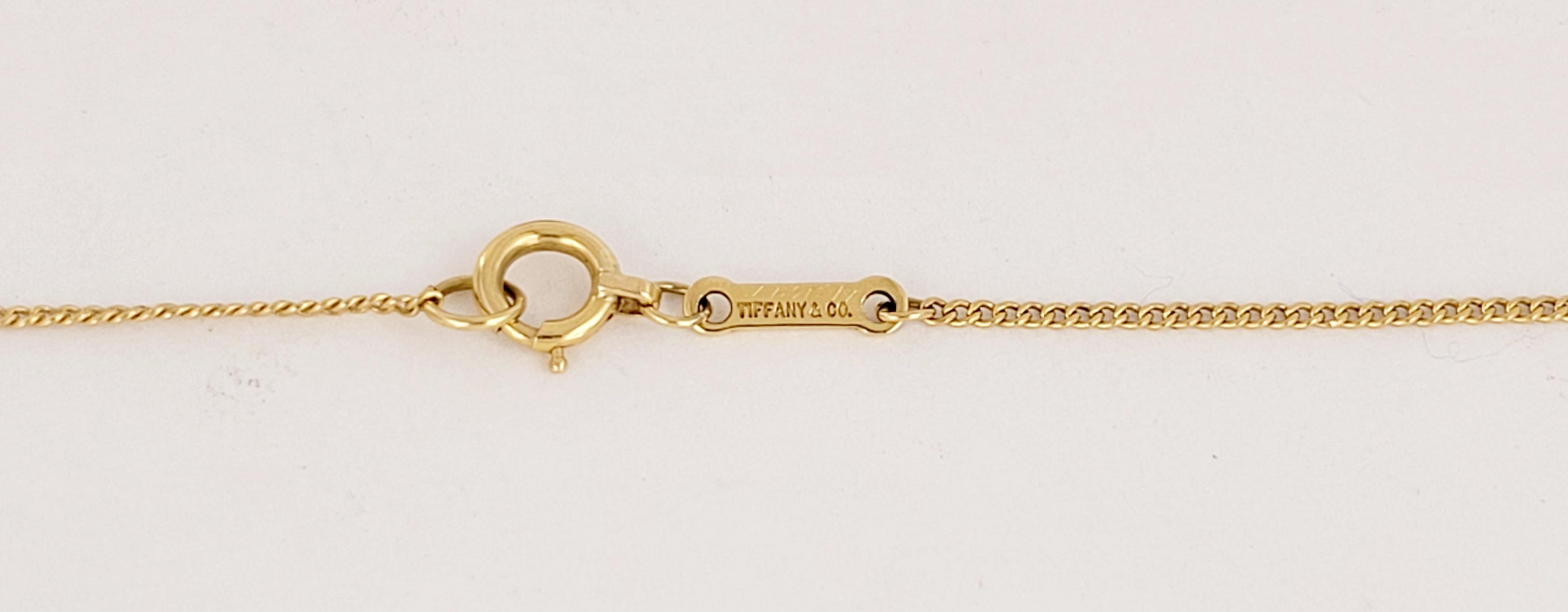 Tiffany & Co Ladybug Pendant Chain in 18K Yellow Gold 1
