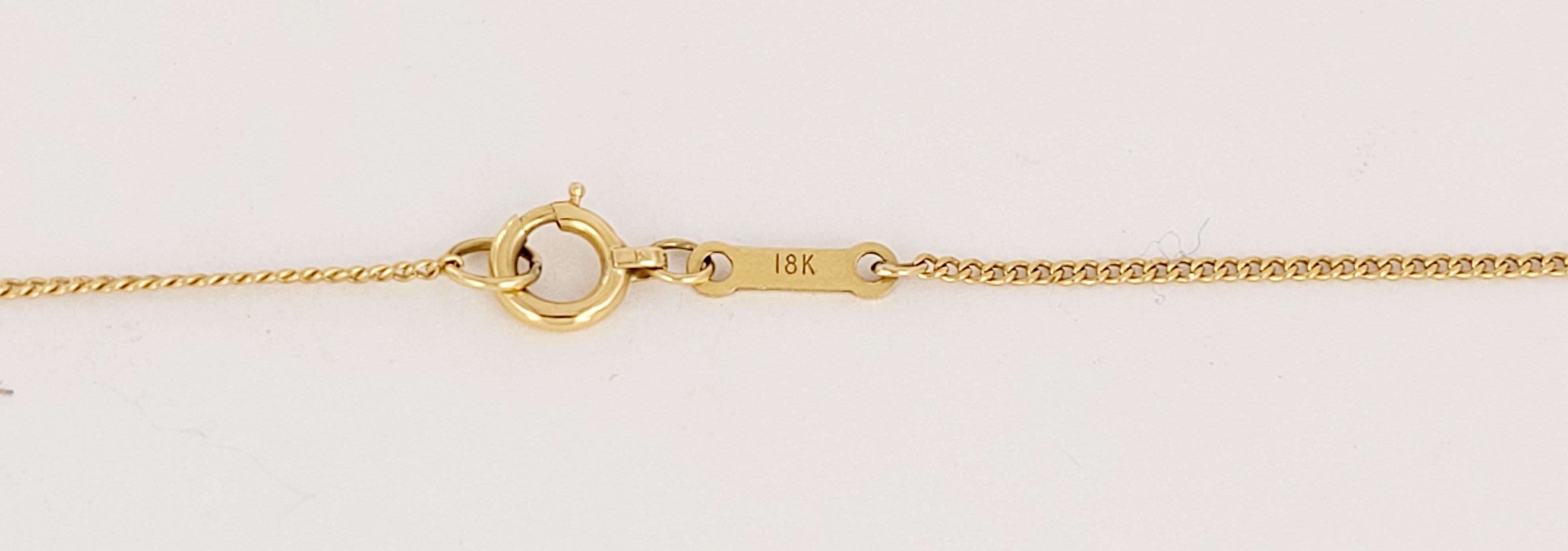 Tiffany & Co Ladybug Pendant Chain in 18K Yellow Gold 2