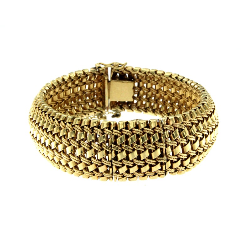 Tiffany and Co Ladies Yellow Gold Bracelet Watch at 1stDibs