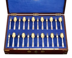 Tiffany & Co. Lap over Edge Dessert Service, 24 Pieces