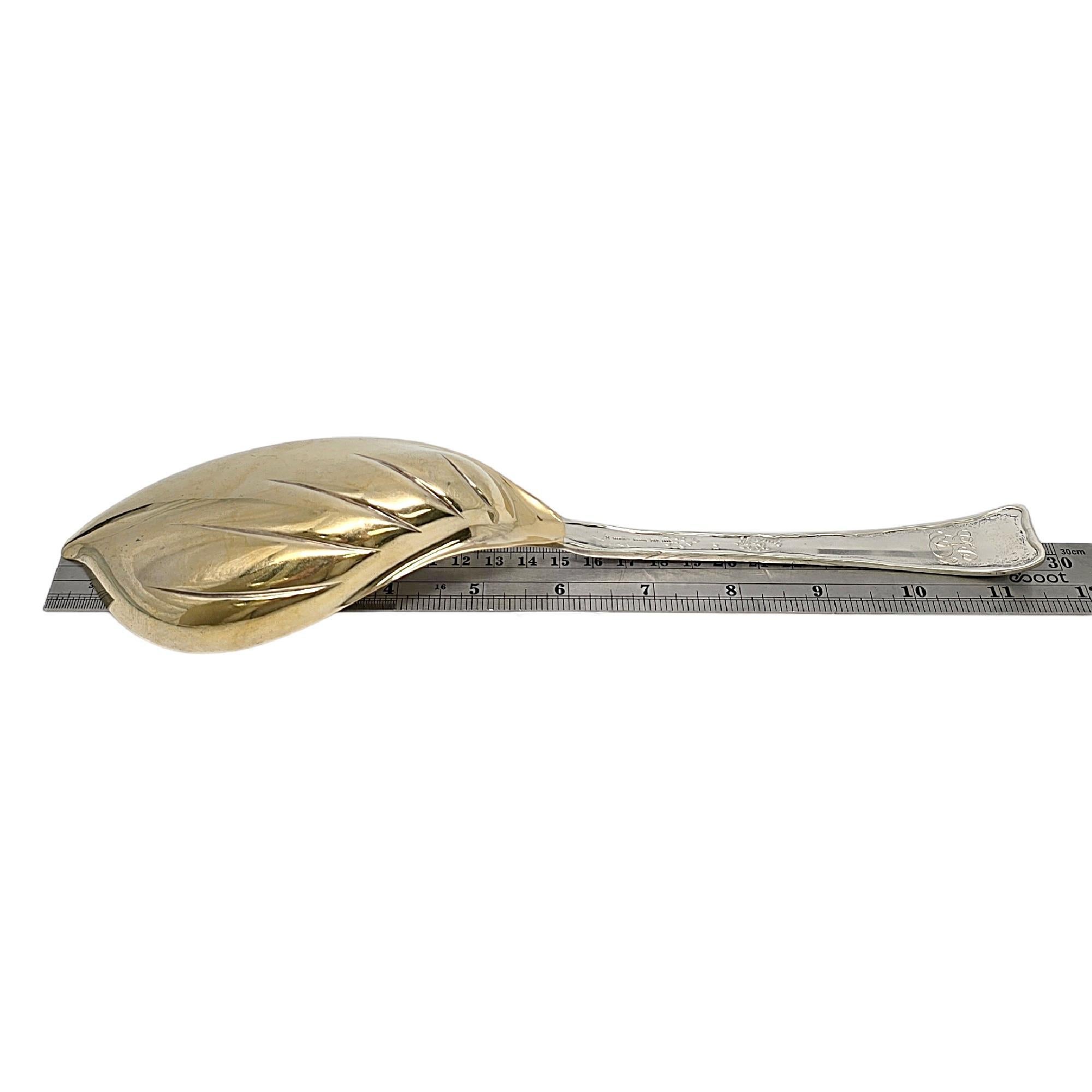 Serveur à crème glacée Mono 20377 Tiffany & Co Lap Over Edge Dragonfly en argent sterling en vente 6