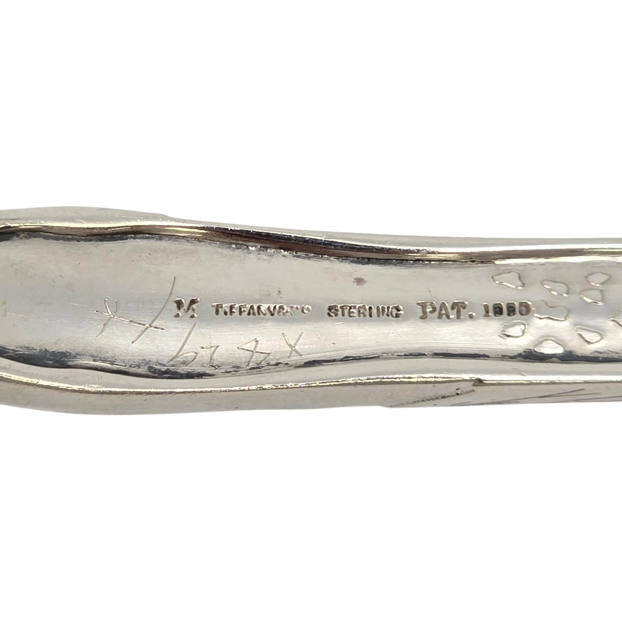 Serveur à crème glacée Mono 20377 Tiffany & Co Lap Over Edge Dragonfly en argent sterling en vente 5