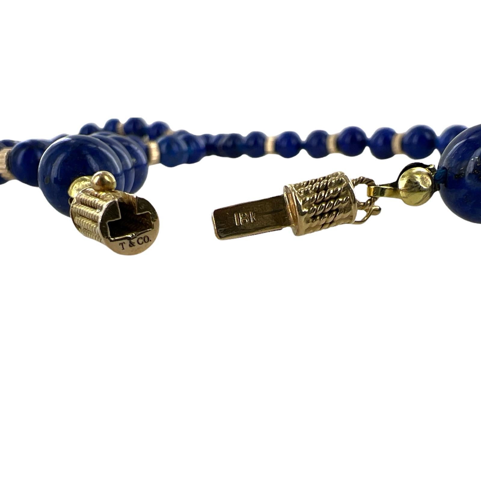tiffany lapis lazuli necklace