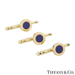 Tiffany & Co. Lapis Lazuli Cufflinks and Dress Studs Set