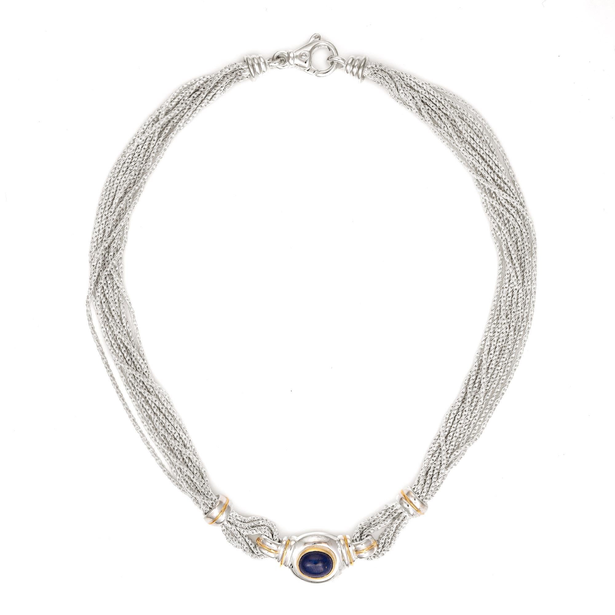 Cabochon Tiffany & Co Lapis Lazuli Necklace 16