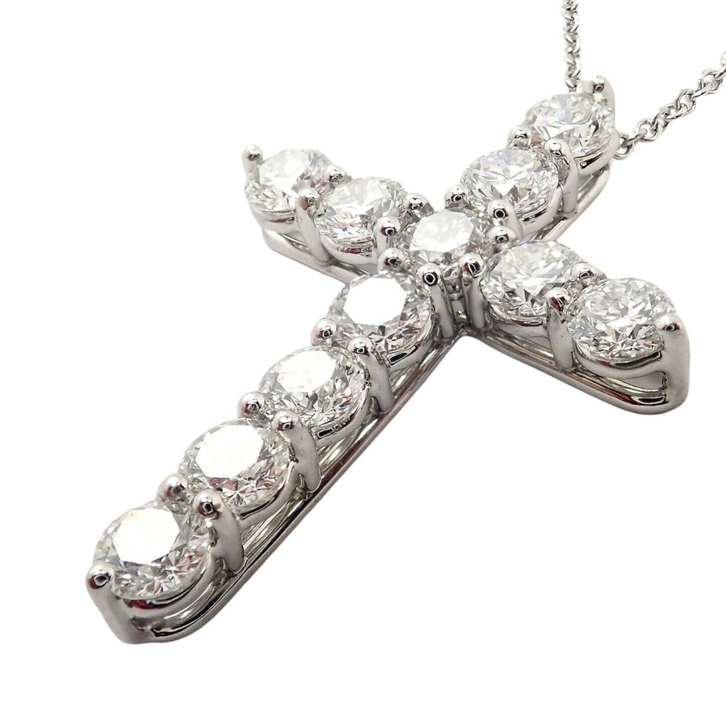 vintage tiffany cross necklace
