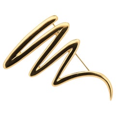 Tiffany & Co Large Zig Zag brooch by Paloma Picasso