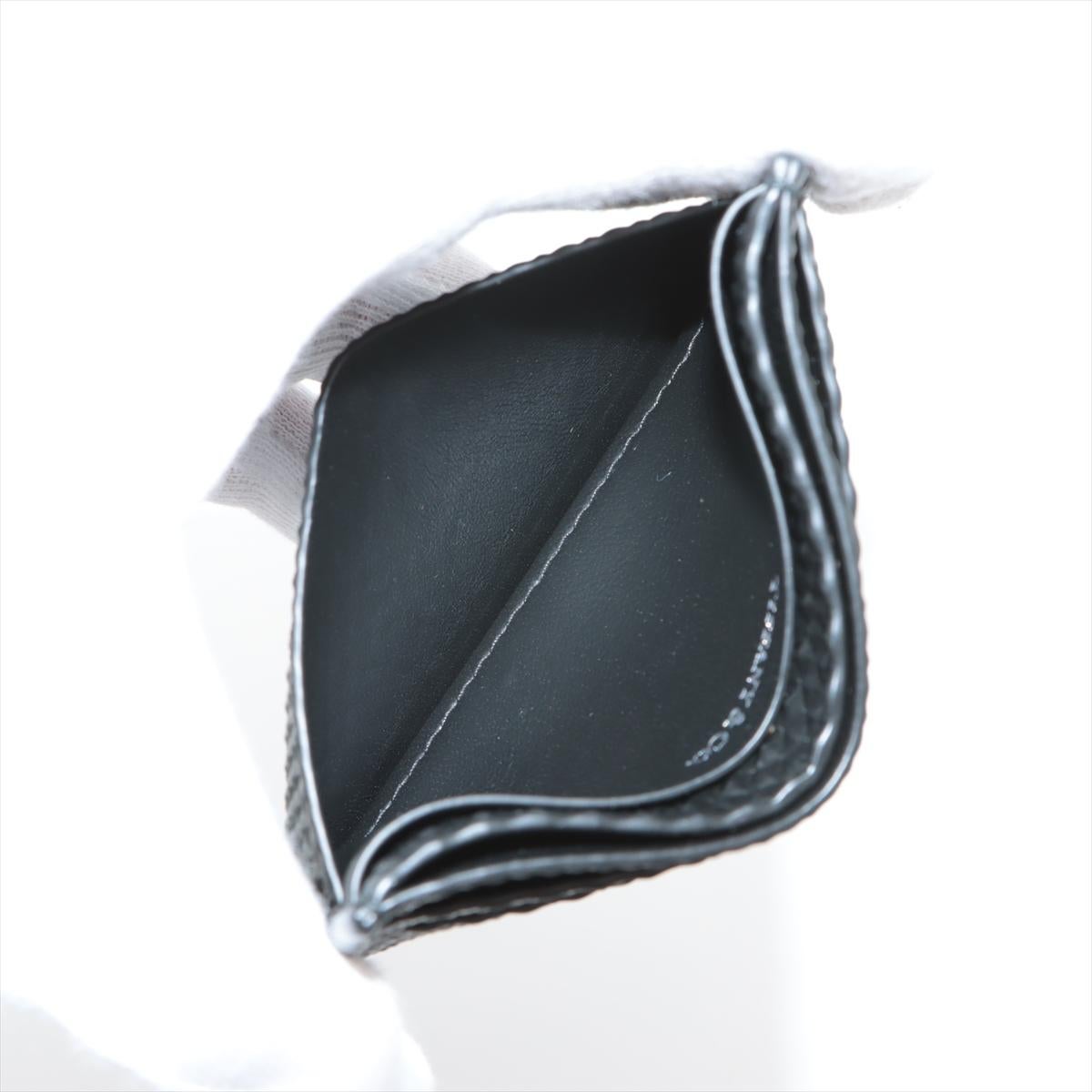 Tiffany & Co. Leather Card Case Black For Sale 2