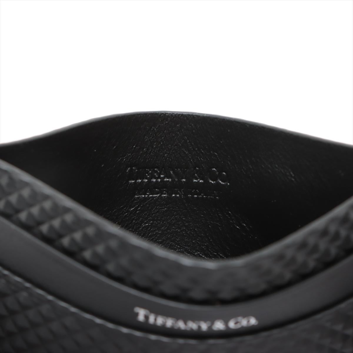 Tiffany & Co. Leather Card Case Black For Sale 5
