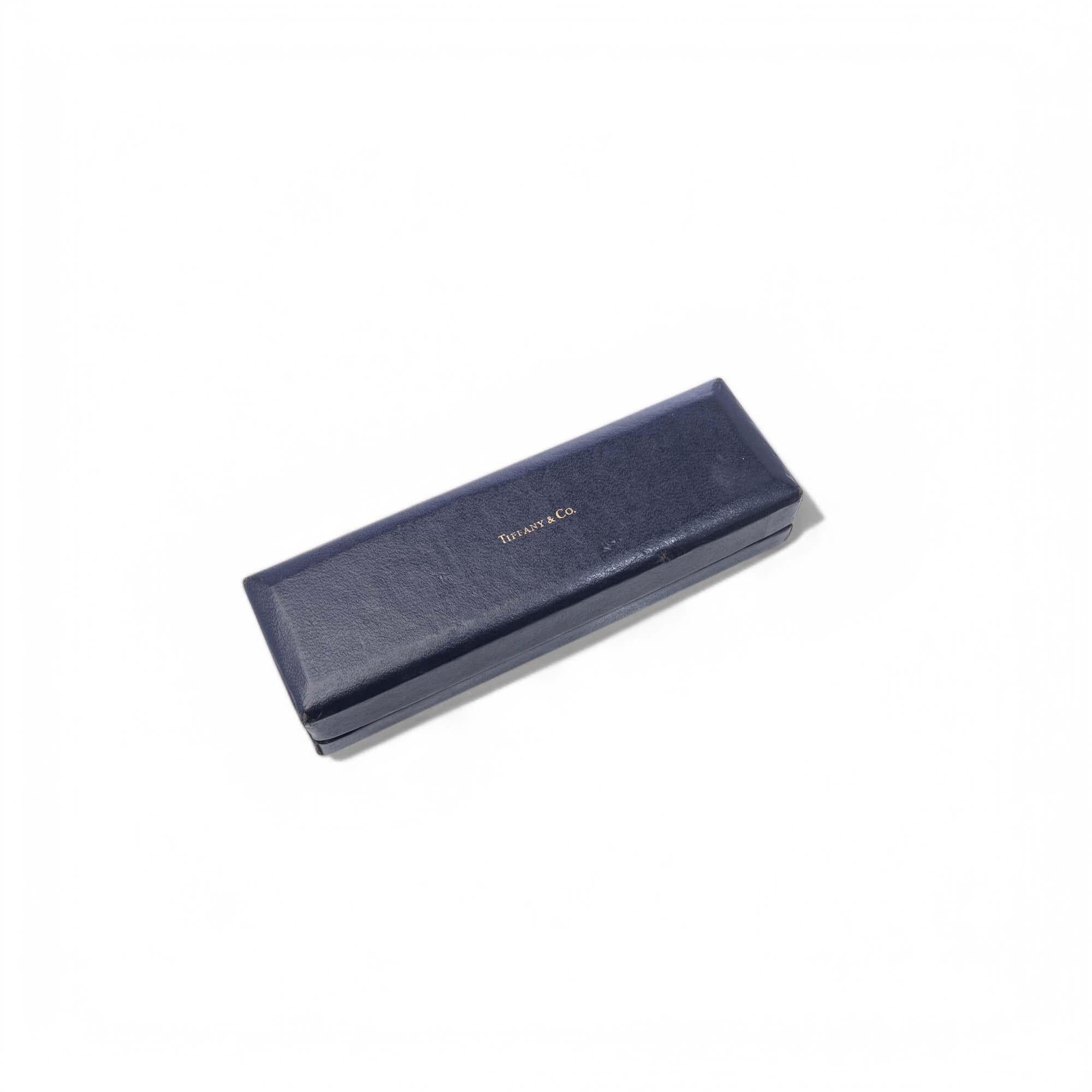 Tiffany & Co. Leder Uhrenbox (Ende des 20. Jahrhunderts) im Angebot