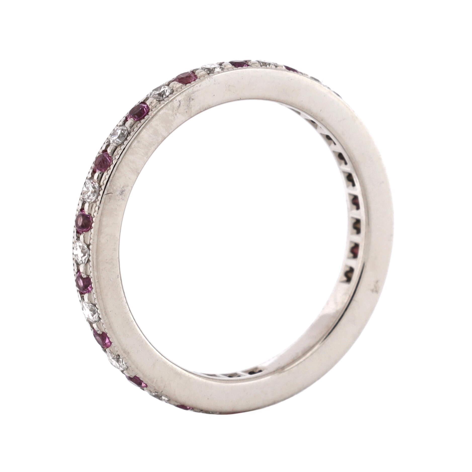 tiffany pink sapphire ring