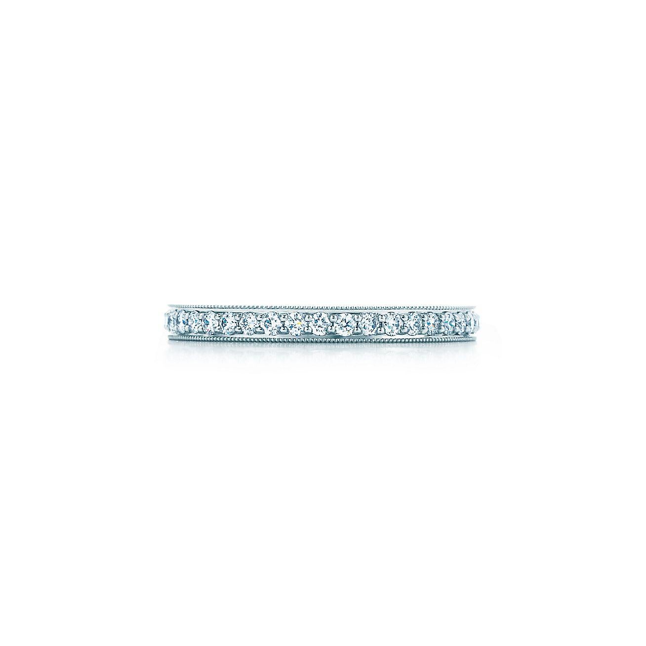 Tiffany & Co Legacy Collection Full Circle Diamond Wedding Band Ring Plat 3
