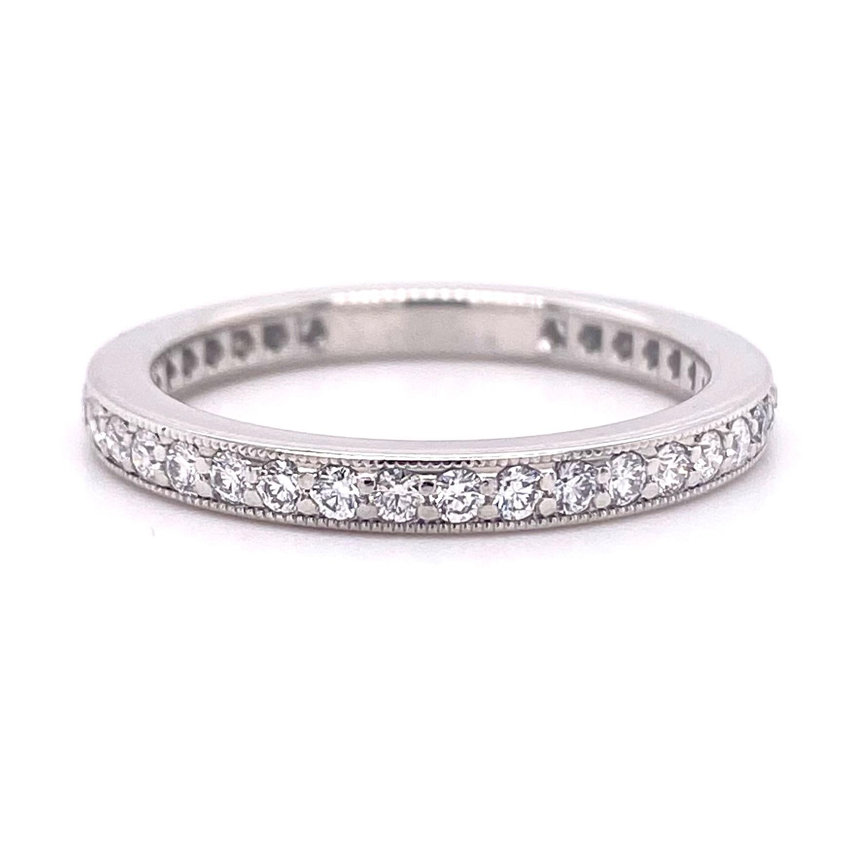 Tiffany & Co Legacy Kollektion Full Circle Diamant-Hochzeitsring-Ringteller im Zustand „Hervorragend“ im Angebot in San Diego, CA